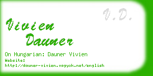 vivien dauner business card